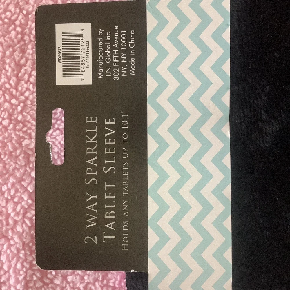 💜 Two way sparkle TABLET sequin sleeve PINK/PURPLE 10.1 inch BRAND NEW👛
